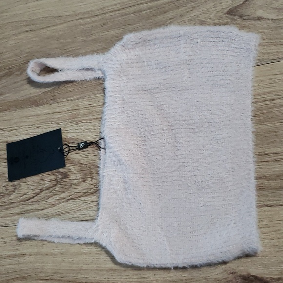 KuwallaTee Fluffy Cropped Tank Top - Picture 1 of 7